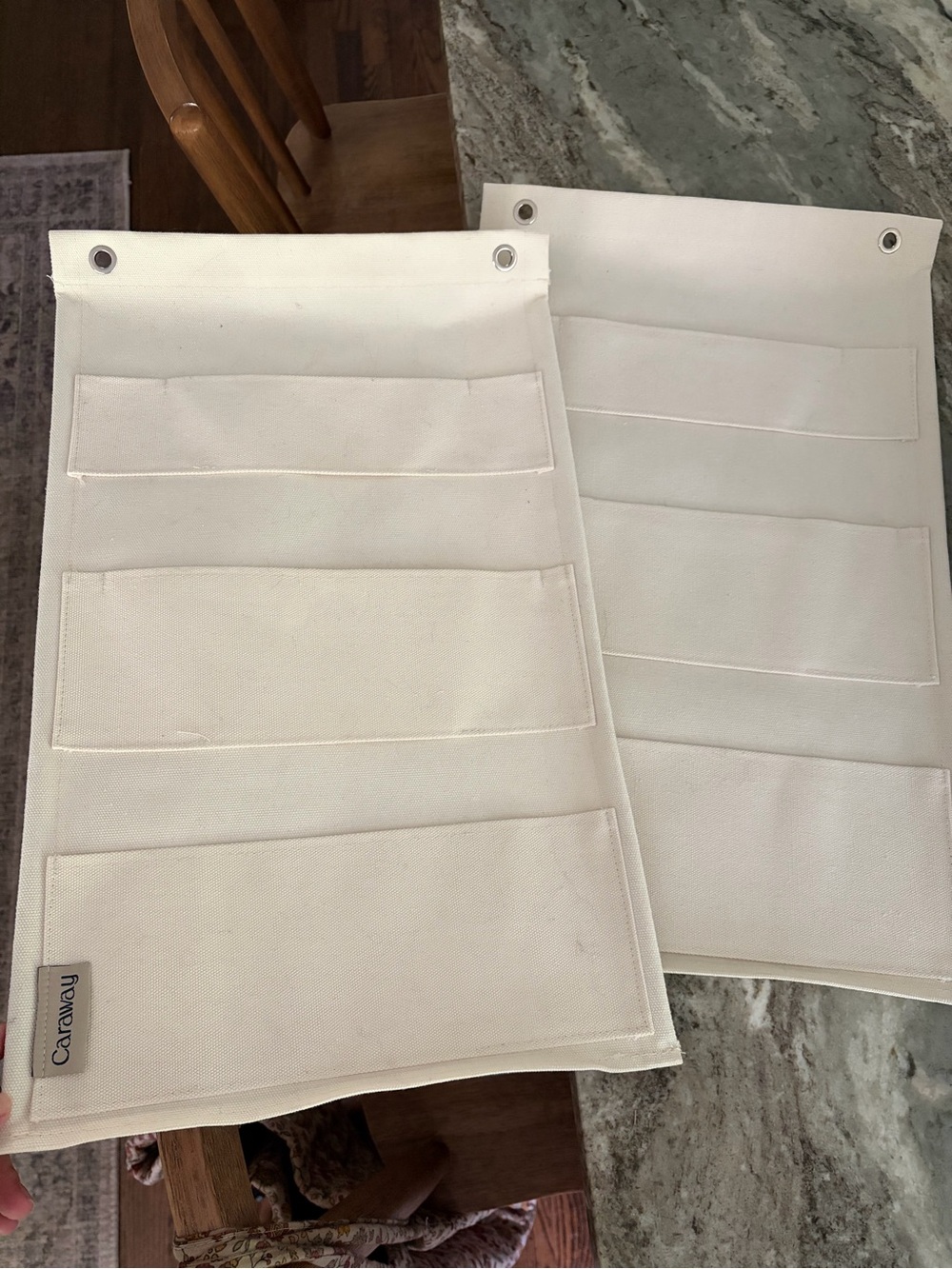 Pair of Caraway Pot Lid Holders